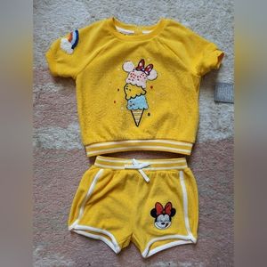 Disney terry set 18-24m nwt